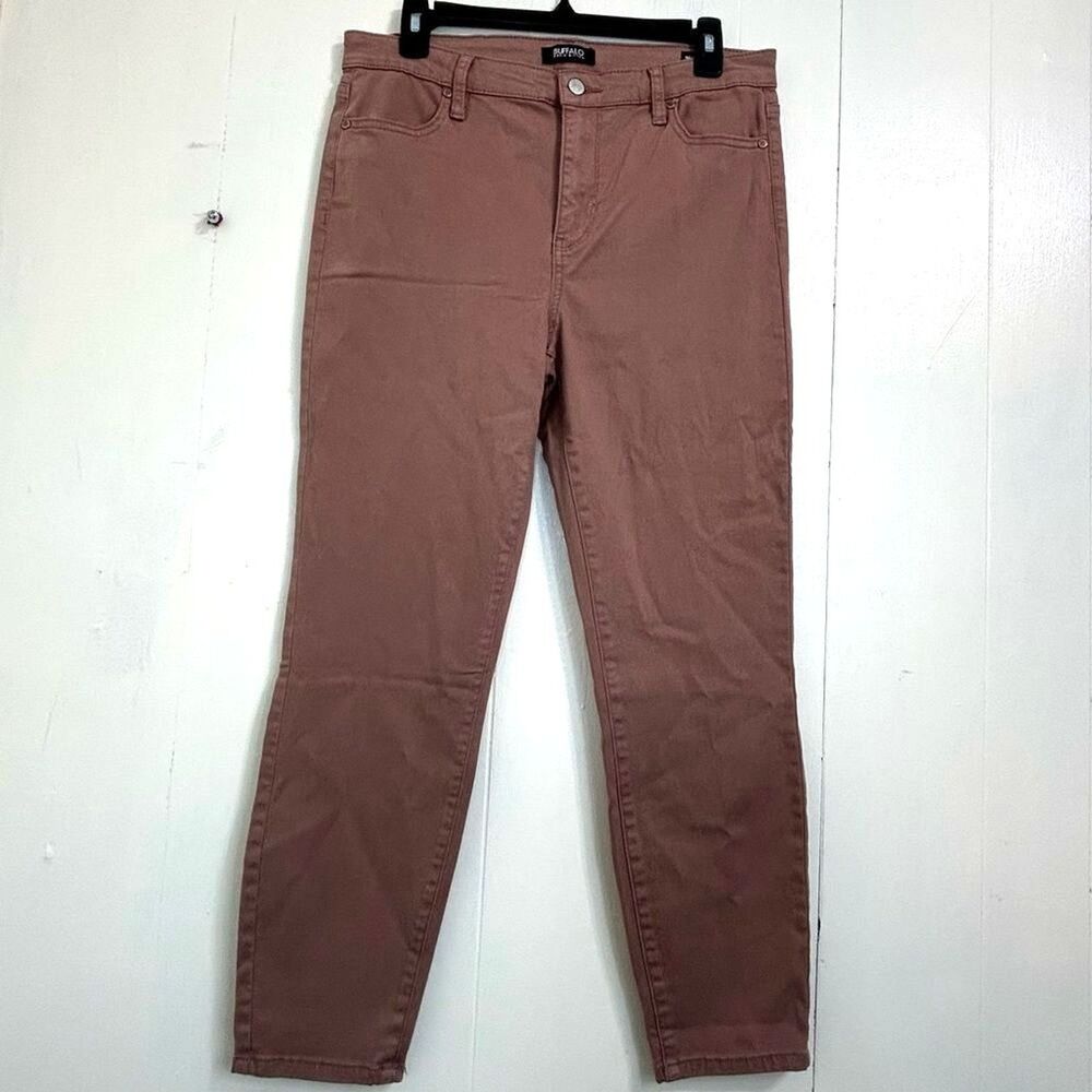 BUFFALO Jeans Size 10 Havana Tencel High Rise Soft Stretch Ankle Skinny Pants